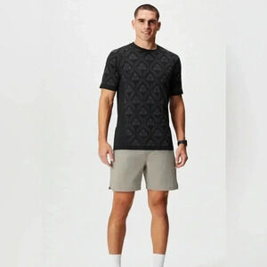 Fabletics The Training Day Black Short Sleeve Tee T-shirt Size S